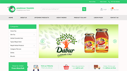 Gene Liberty Nepal, Ecommerce Web Application